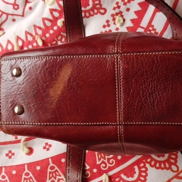 Fossil Leather Baguette Style Purse - Picture 8 of 10